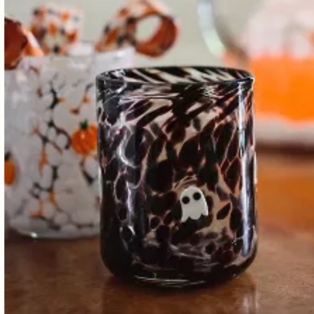 Halloween Ghost Mystic Icon Juice Glass